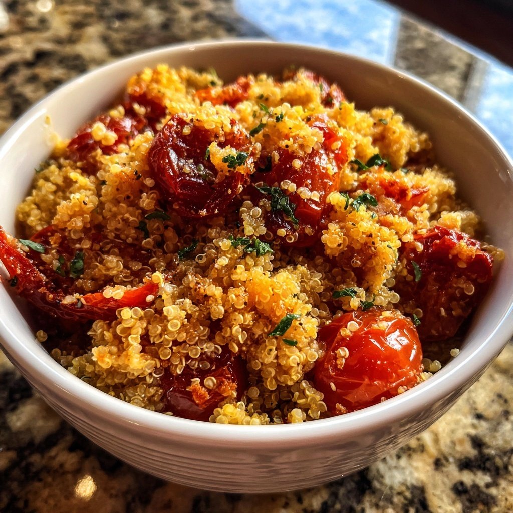 Quinoa mit Ofentomaten