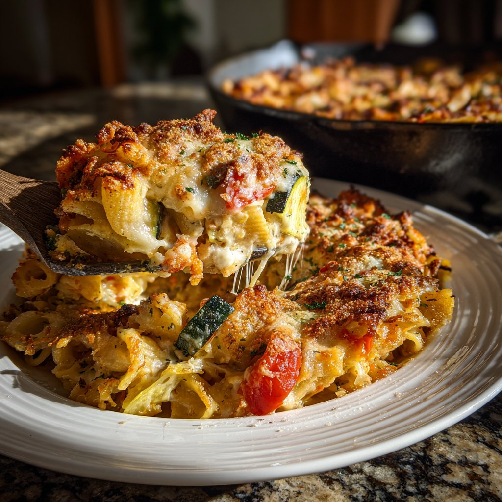 Nudelauflauf für die Familie