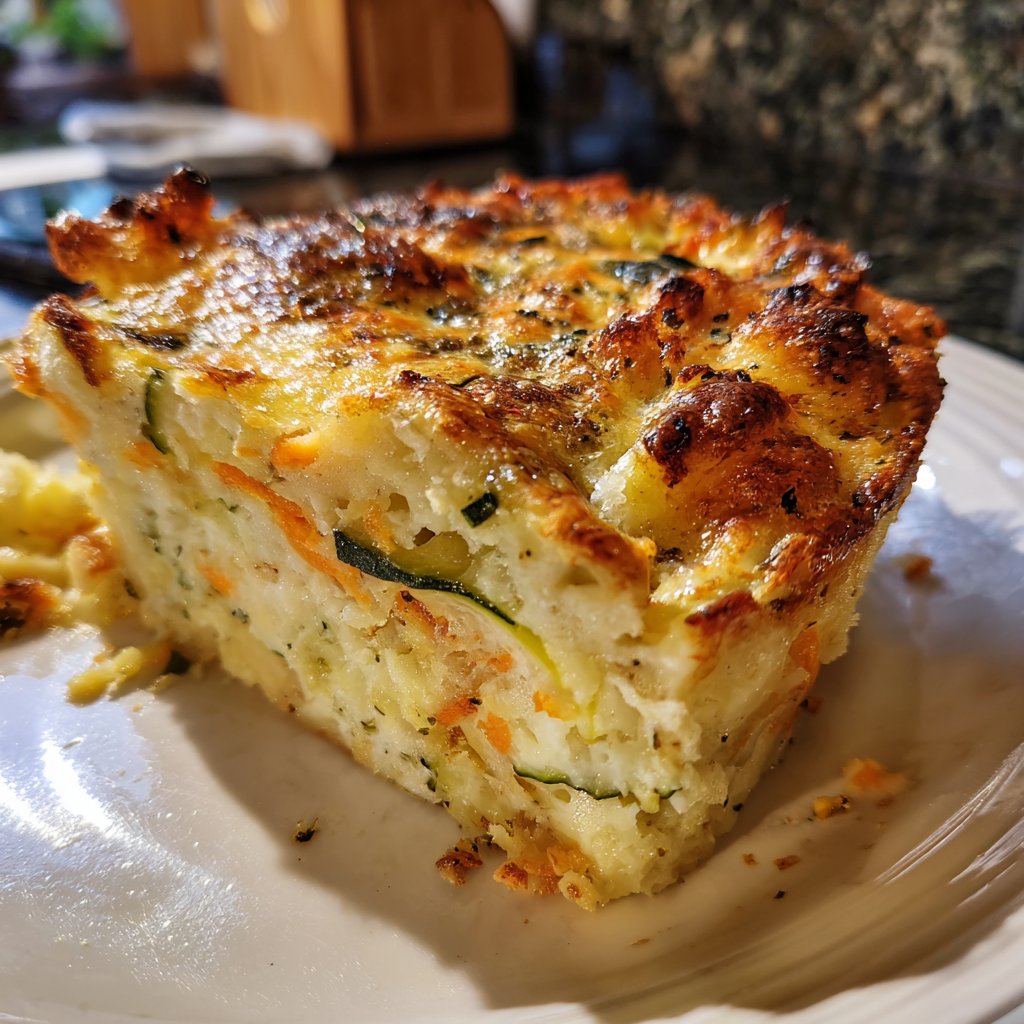 Abendessen mit cremigem Gemüsegratin