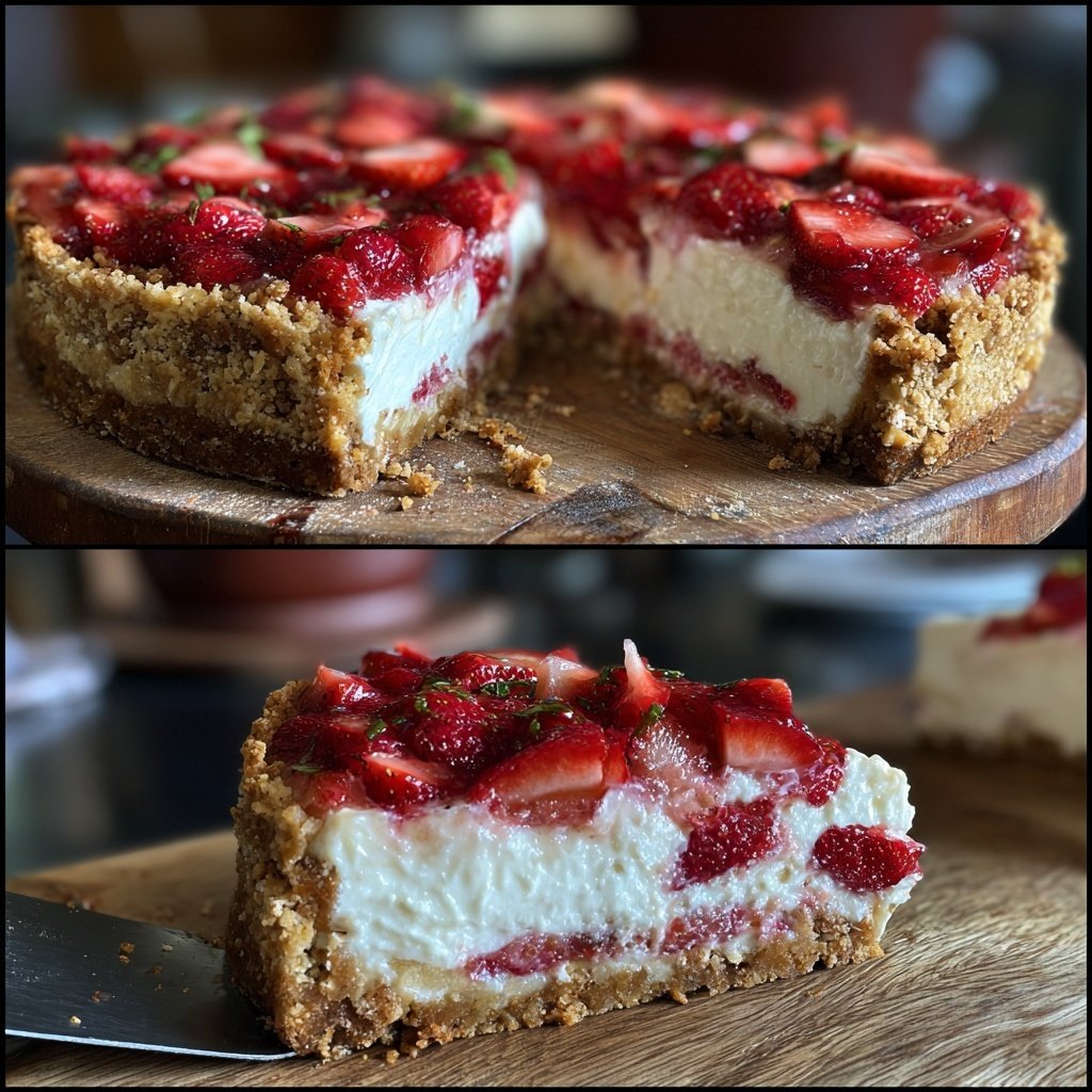 Saftiger Erdbeerkuchen Mit Joghurt Teig