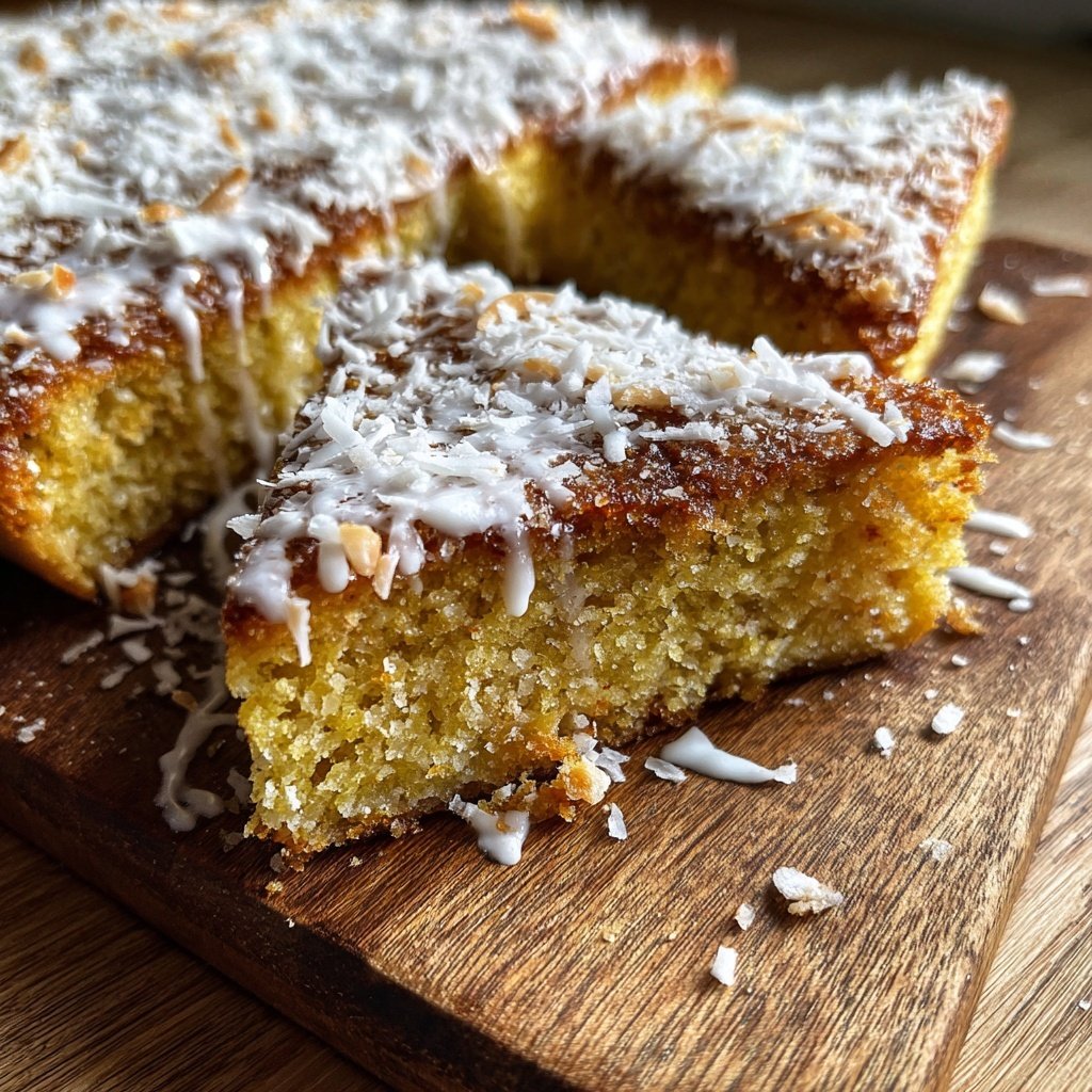 Karottenkuchen Mit Kokosraspeln