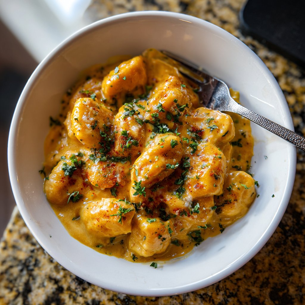 Gnocchi mit Kürbiscreme