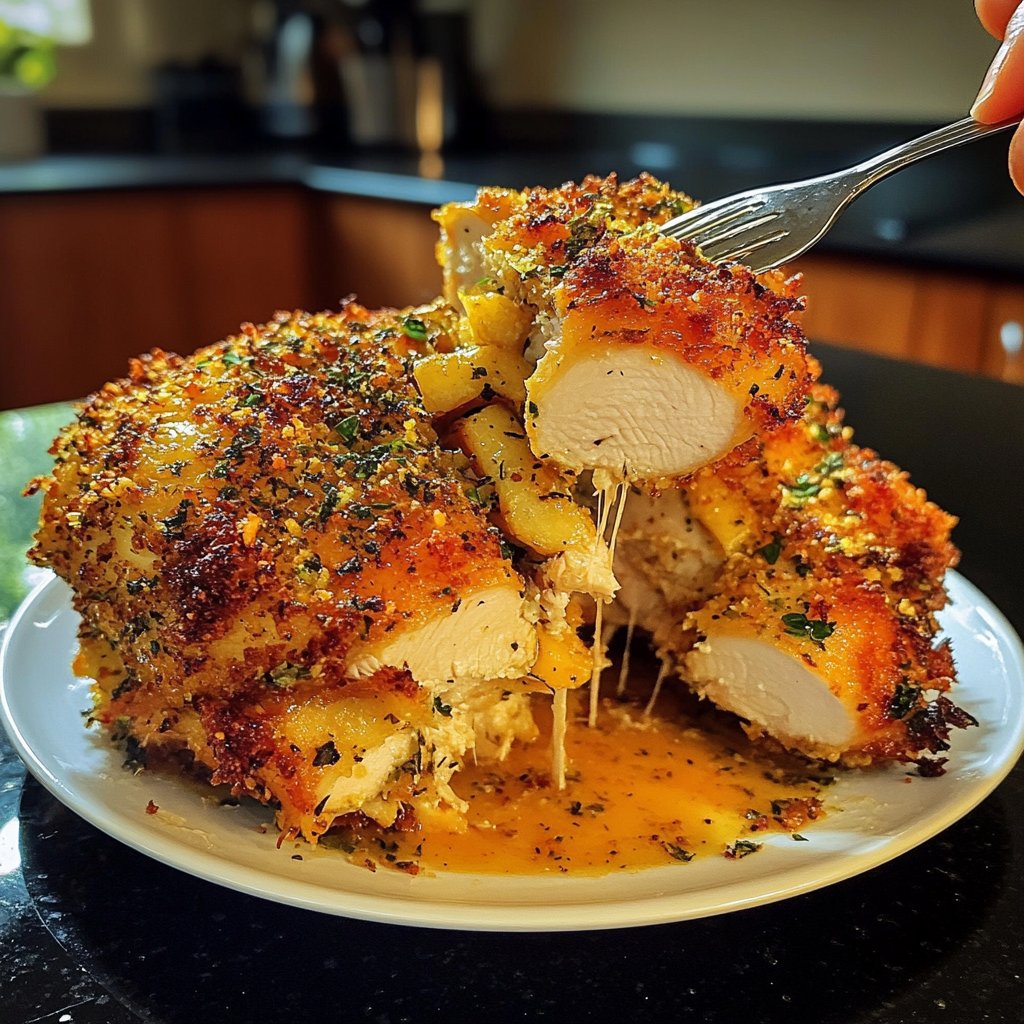 Hähnchenbrust mit Ofenkartoffeln