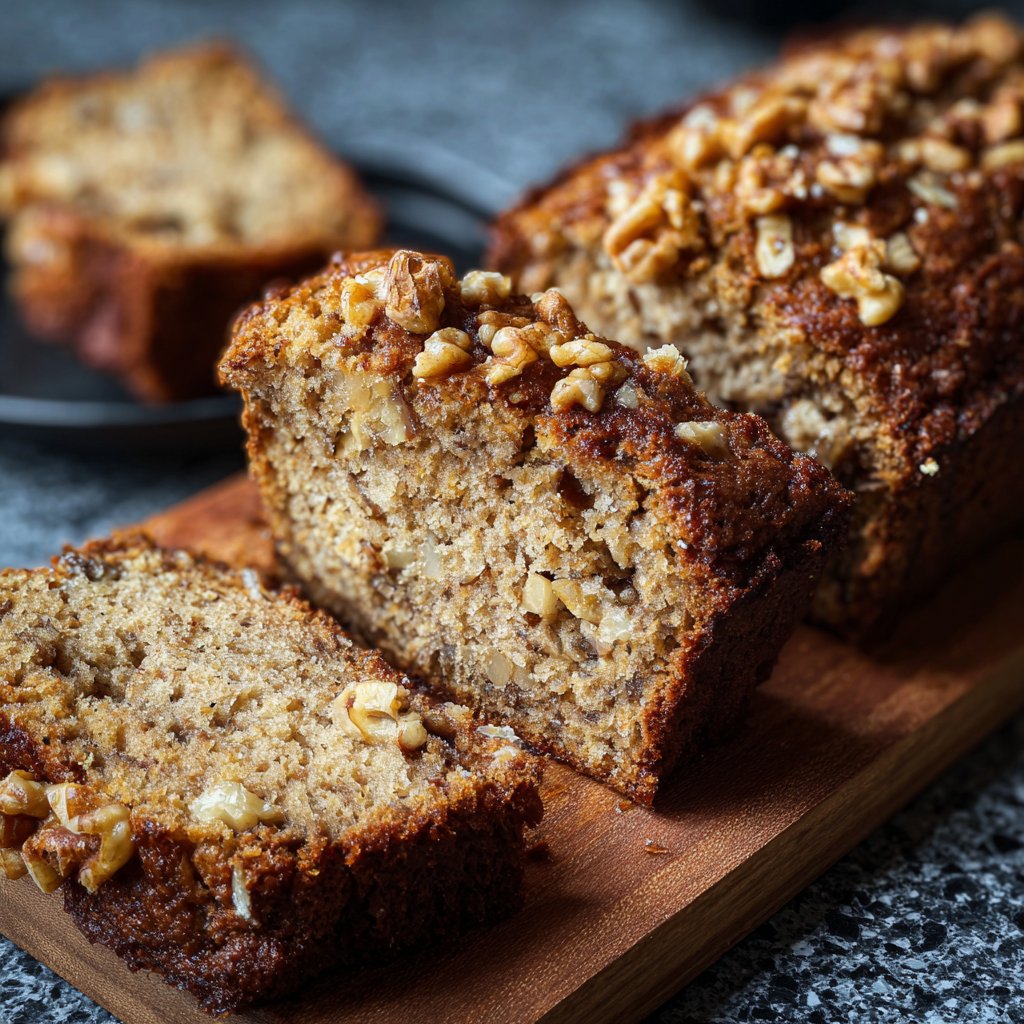 Bananenbrot mit Walnüssen