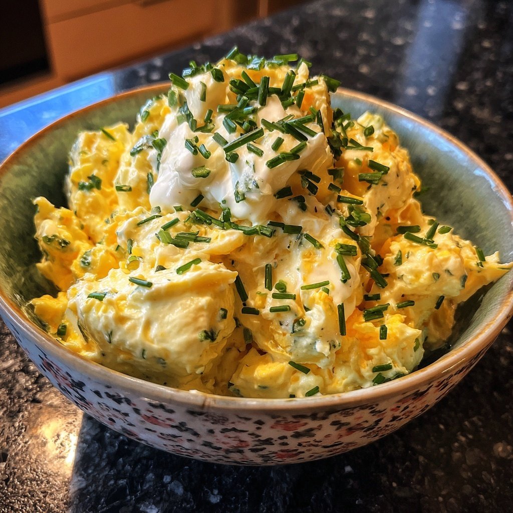 Schnell & Einfach 10-Minuten-Eiersalat mit Joghurt