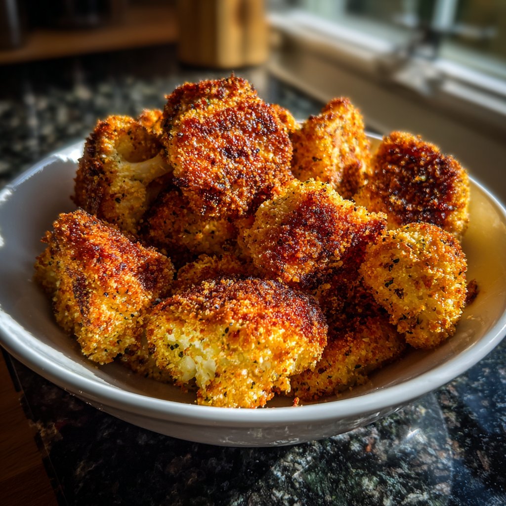 Blumenkohl paniert aus dem Ofen