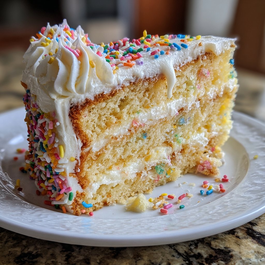 Geburtstagskuchen mit Streuseln