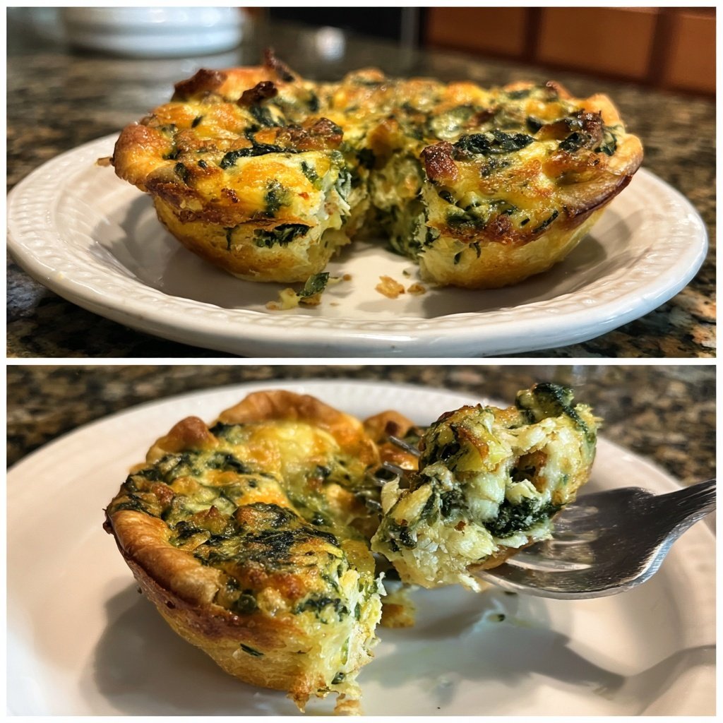 Mini-Quiches mit Spinat