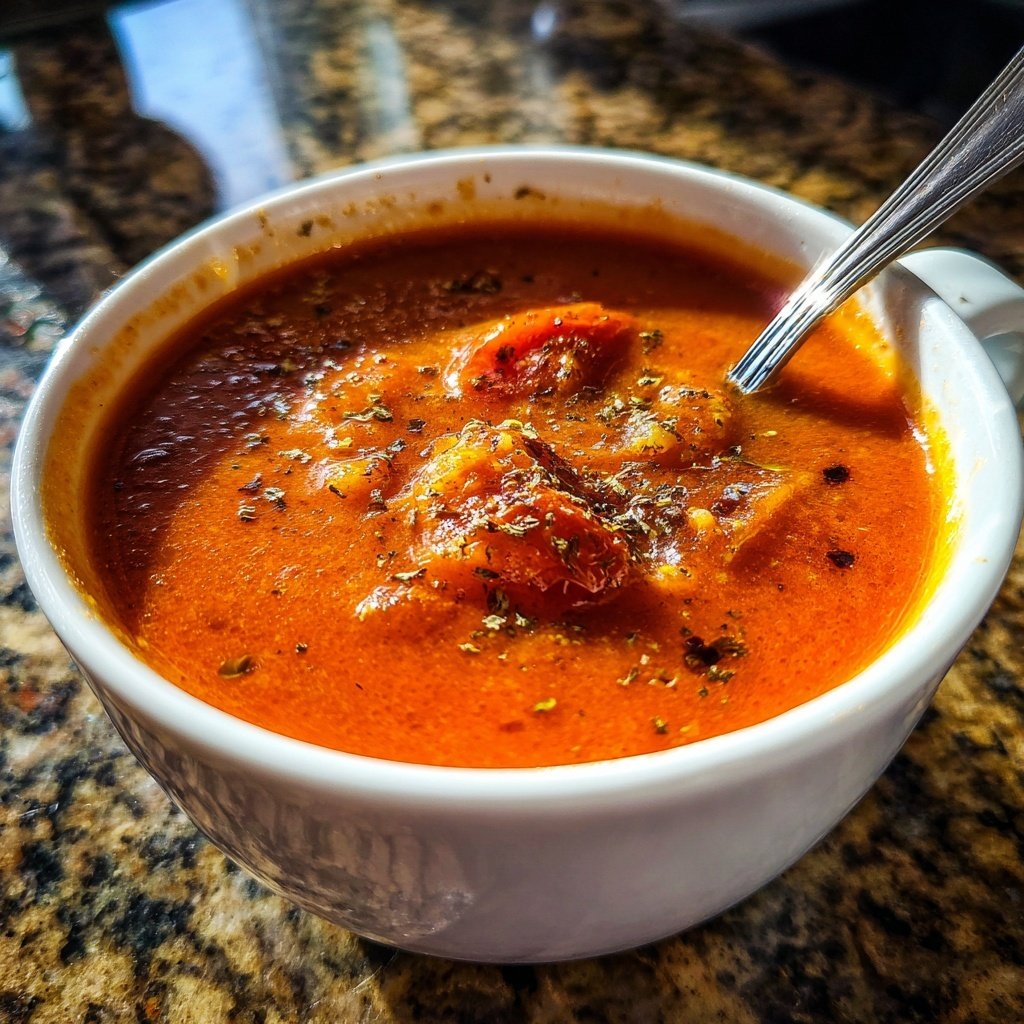 Tomatensuppe mit Ofentomaten