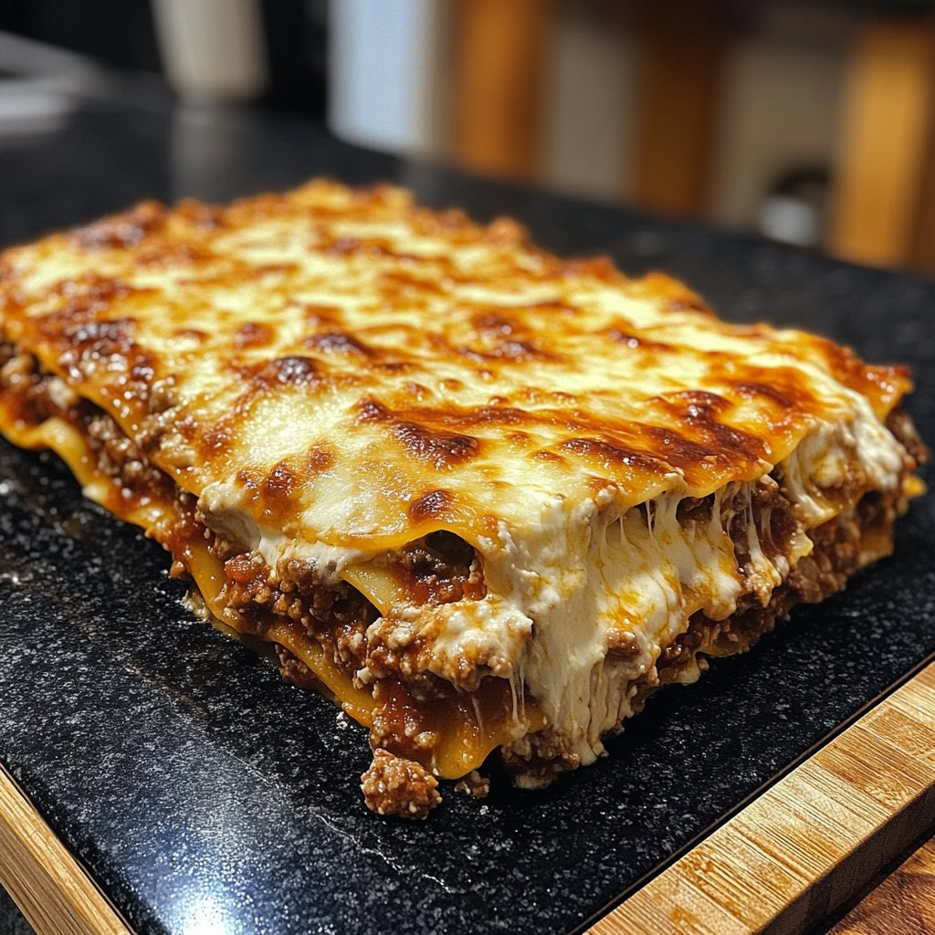 Lasagne mit cremiger Béchamelsauce