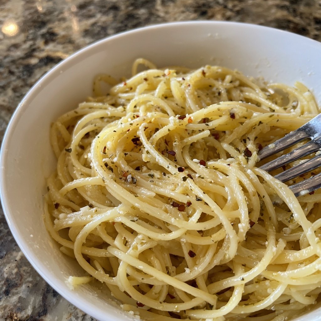 Schnell & Einfach 15-Minuten Knoblauchpasta