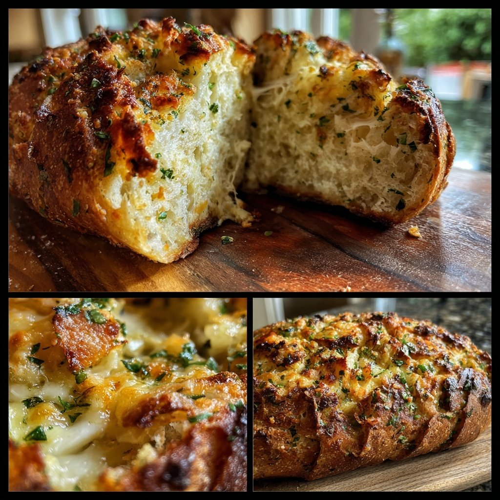 Zupfbrot Mit Knoblauchkruste