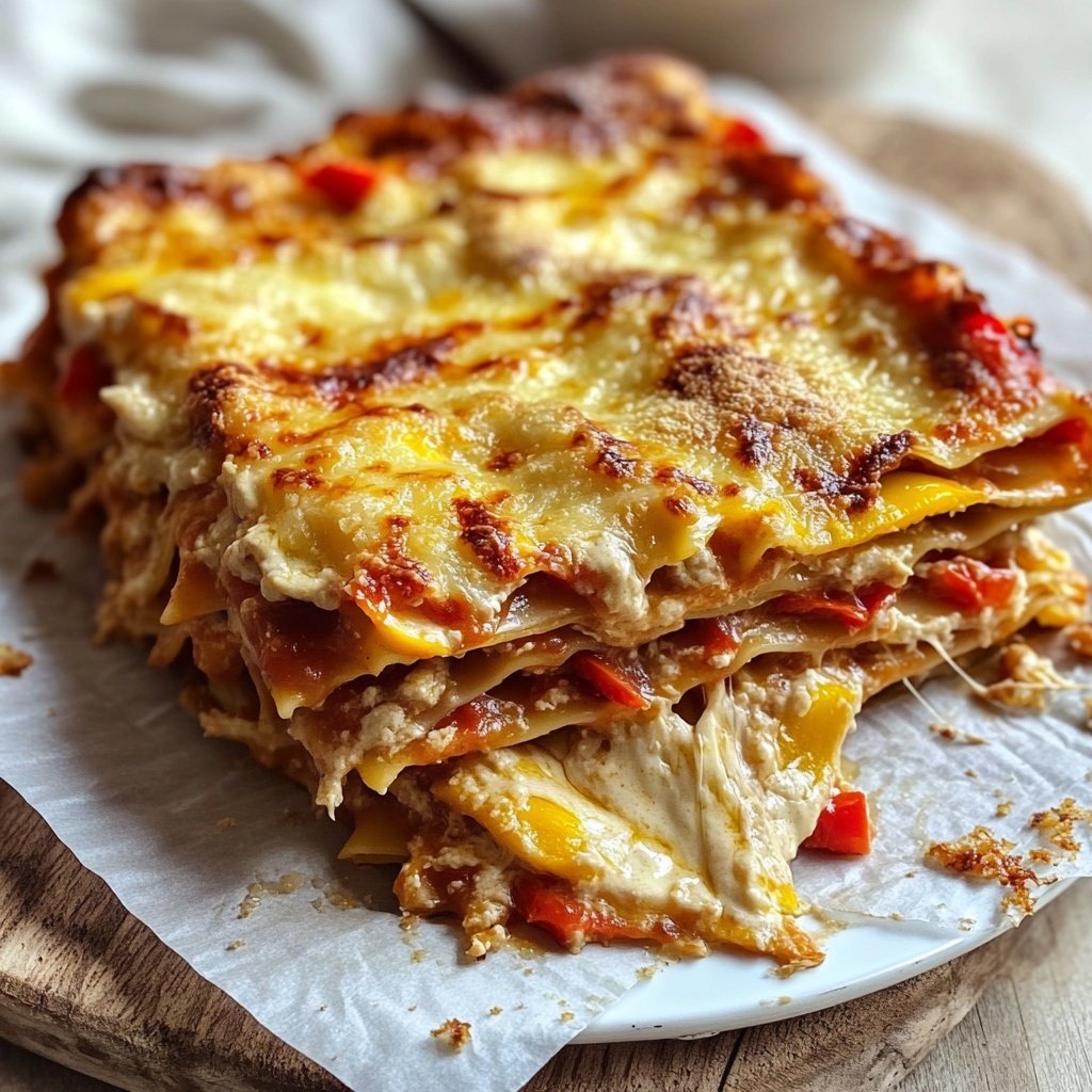 Lasagne mit Paprika